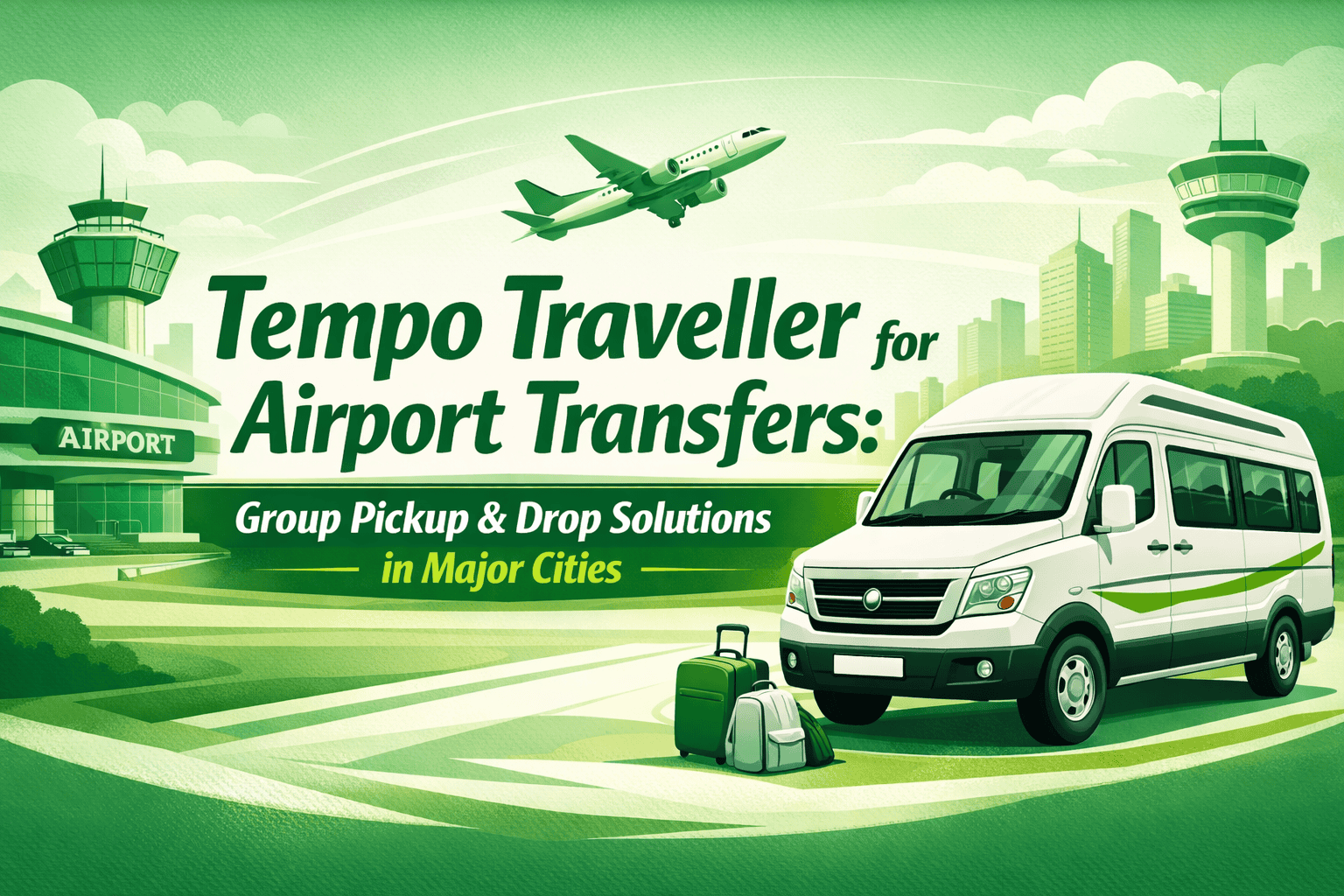 Tempo Traveller for Airport Transfers: Group Pickup & Drop Solutions in Major Cities