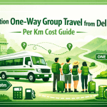 Outstation One-Way Group Travel from Delhi – Per Km Cost Guide