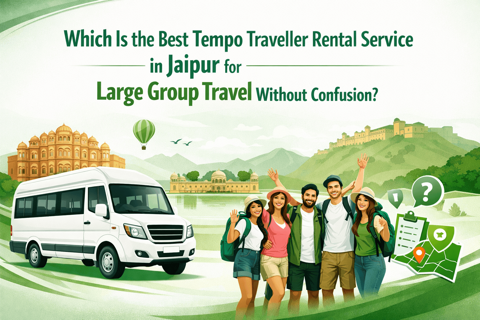 Which Is the Best Tempo Traveller Rental Service in Jaipur for Large Group Travel Without Confusion?