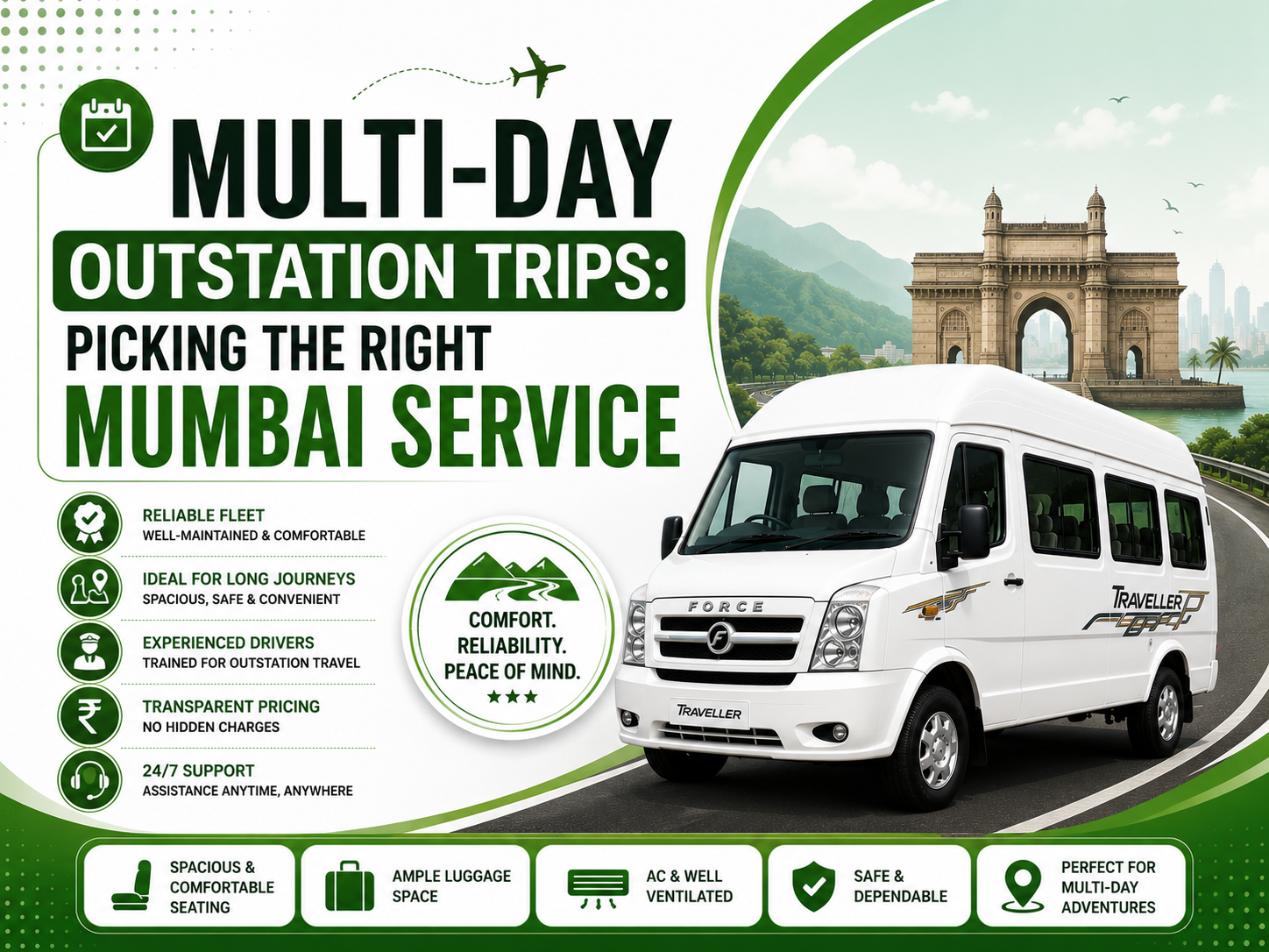 Multi-Day Outstation Trips Picking the Right Mumbai Service