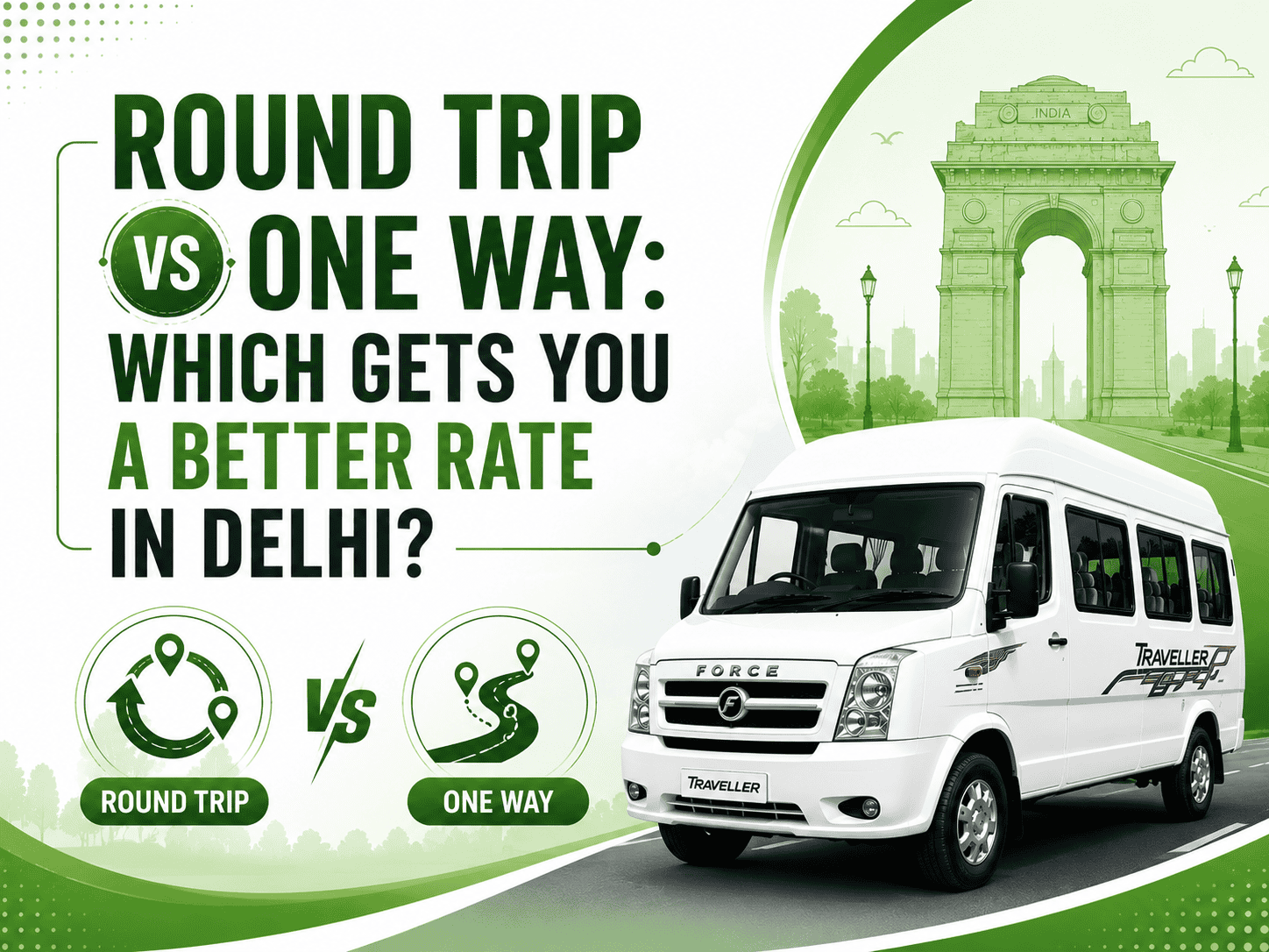 Round Trip vs One Way Which Gets You a Better Rate in Delhi
