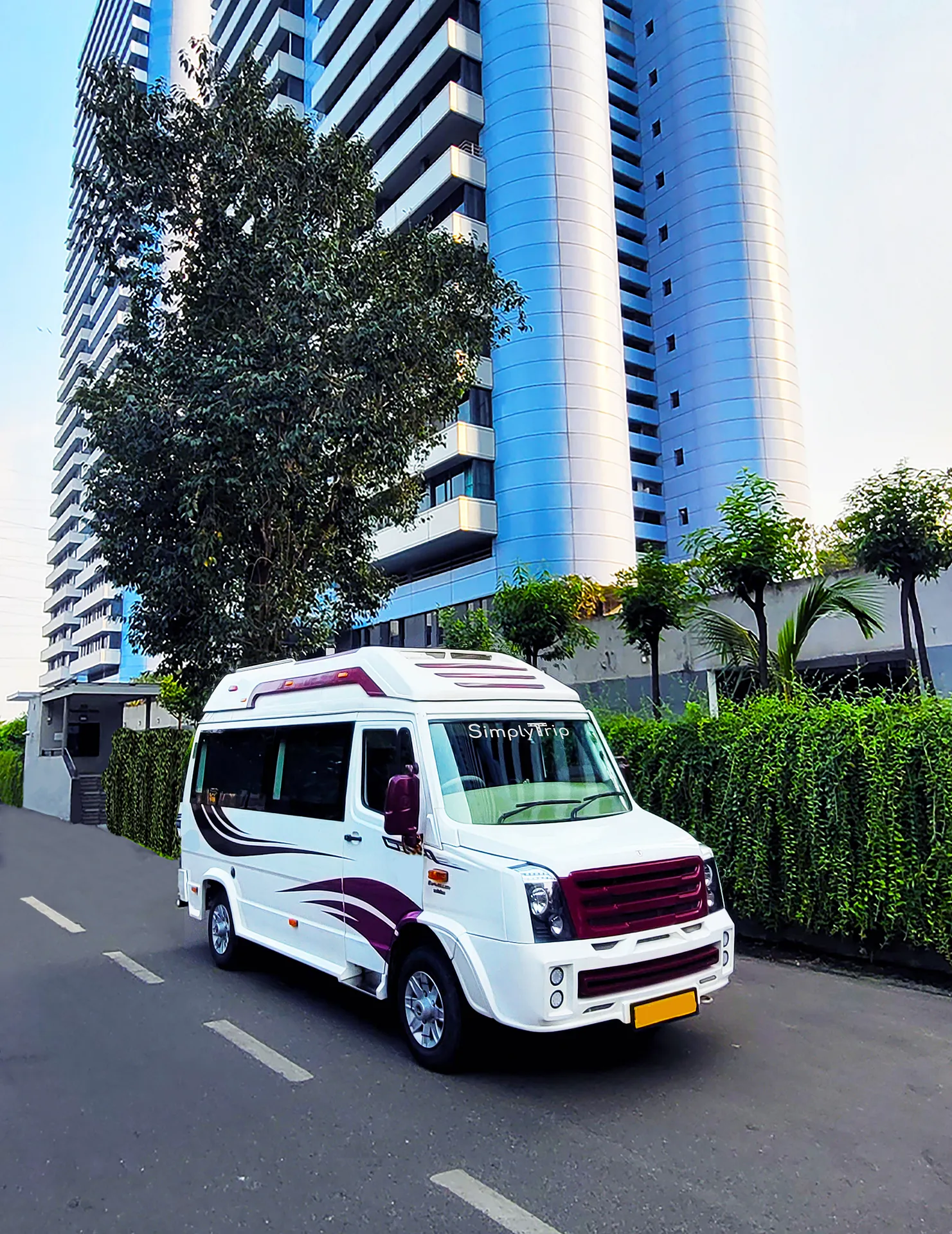 tempo travellers on rent