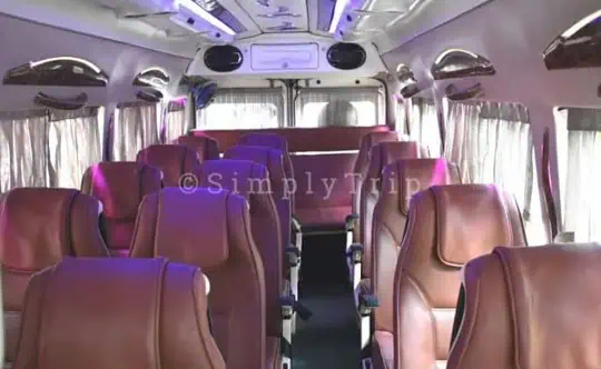 Force Motors prime tempo traveller on rent in Delhi
