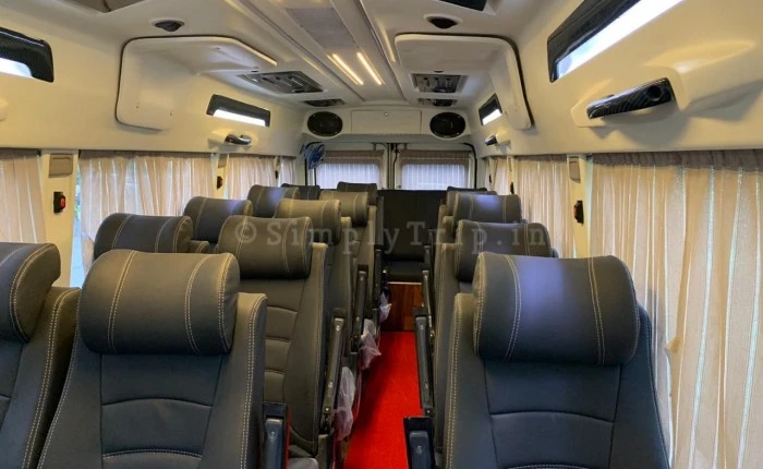 Prime Executive tempo traveller on hire in Delhi NCR