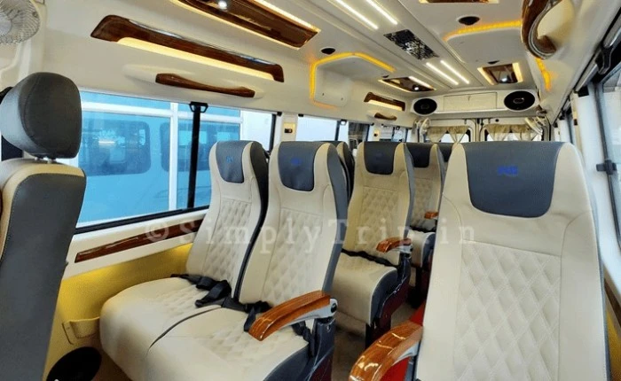 Prime Executive tempo traveller on rent per km in Delhi